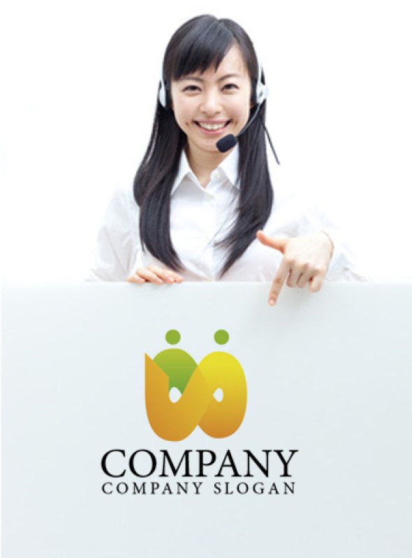 画像3: 人・W・無限・連続・連結・ロゴ・マークデザイン704 (3)