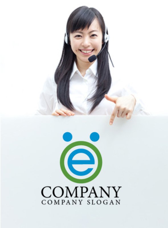 画像3: 人・e・共有・輪・ロゴ・マークデザイン718 (3)