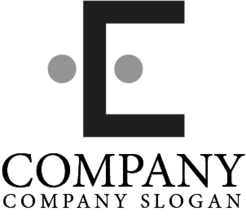 画像4: 人・E・ドア・顔・ロゴ・マークデザイン720 (4)