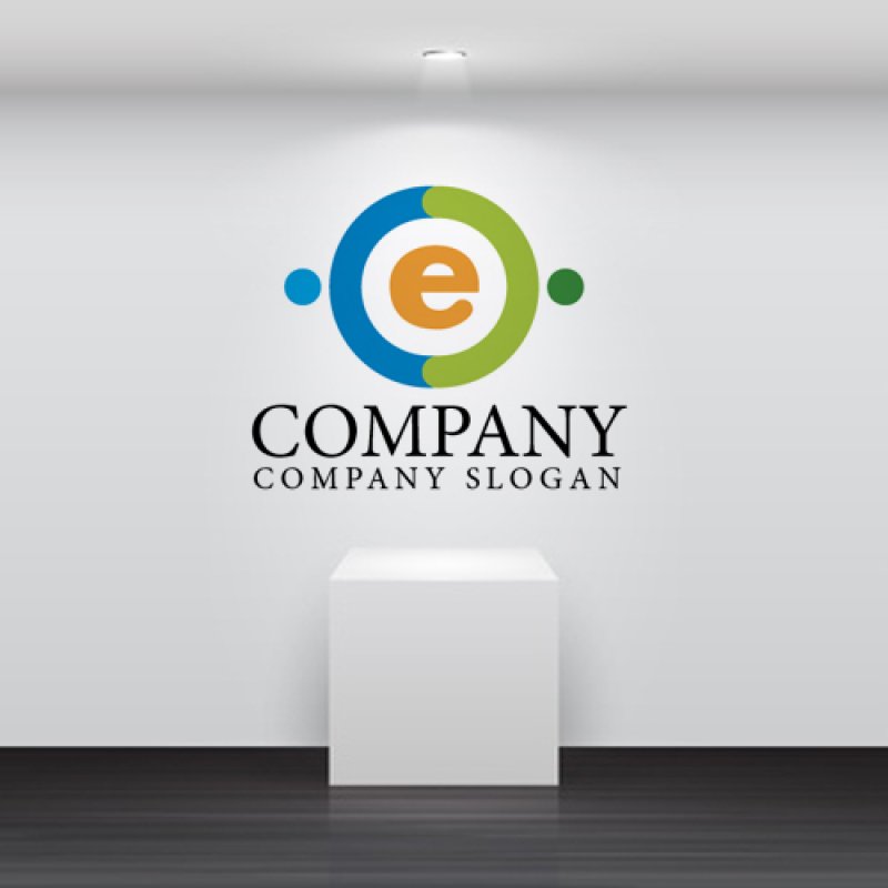 画像2: 人・e・輪・協力・ロゴ・マークデザイン721 (2)