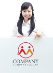 画像3: 輪・人・安らぎ・介護・ロゴ・マークデザイン748 (3)