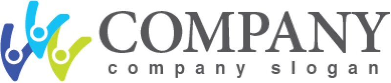 画像5: V・人・グループ・喜び・ロゴ・マークデザイン769 (5)