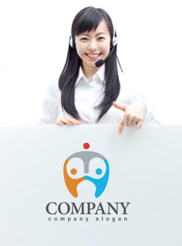 画像3: 人・グループ・輪・ロゴ・マークデザイン772 (3)