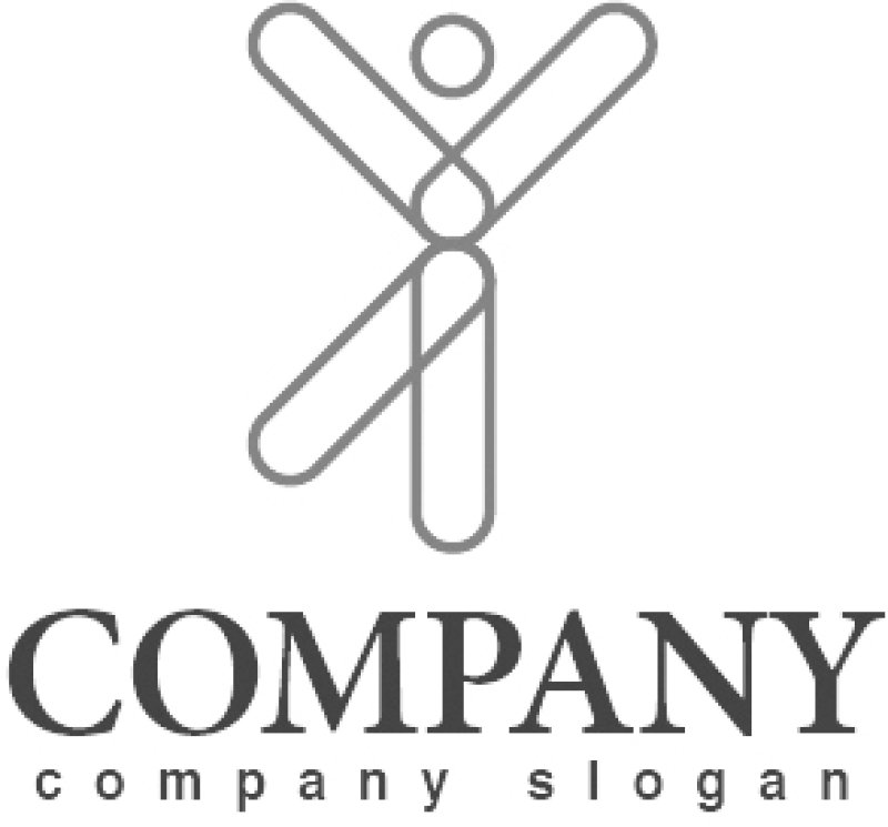 画像4: 人・線・喜び・ロゴ・マークデザイン776 (4)