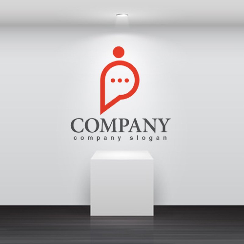 画像2: 人・線・吹き出し・ロゴ・マークデザイン777 (2)