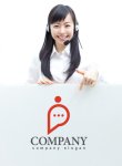 画像3: 人・線・吹き出し・ロゴ・マークデザイン777 (3)