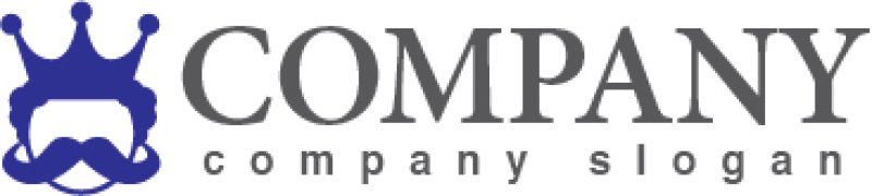 画像5: 人・王様・王冠・髭・ロゴ・マークデザイン783 (5)