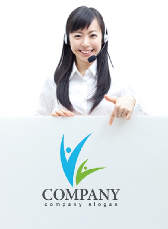 画像3: 人・喜び・上昇・ロゴ・マークデザイン795 (3)