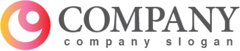 画像5: 人・目・輪・グラデーション・ロゴ・マークデザイン826 (5)