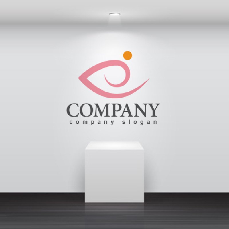 画像2: 曲線・目・人・グラデーション・ロゴ・マークデザイン830 (2)