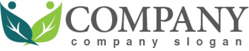 画像5: 人・葉・ペア・ロゴ・マークデザイン841 (5)