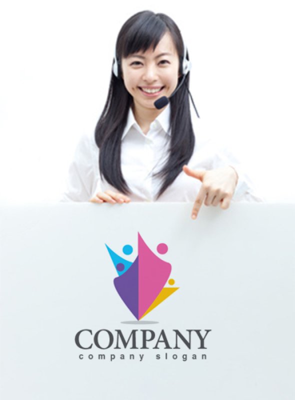 画像3: 人・集合・協力・船・ロゴ・マークデザイン846 (3)