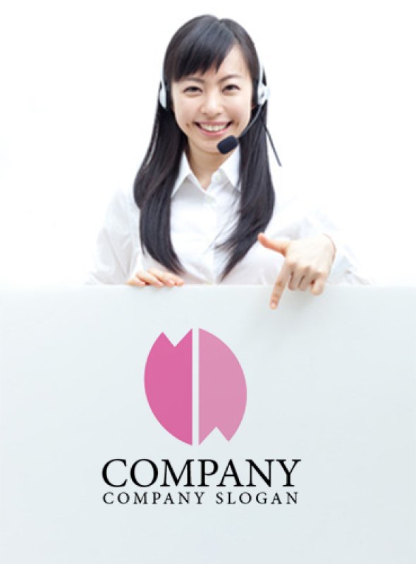 画像3: 花びら・花・人・ロゴ・マークデザイン856 (3)