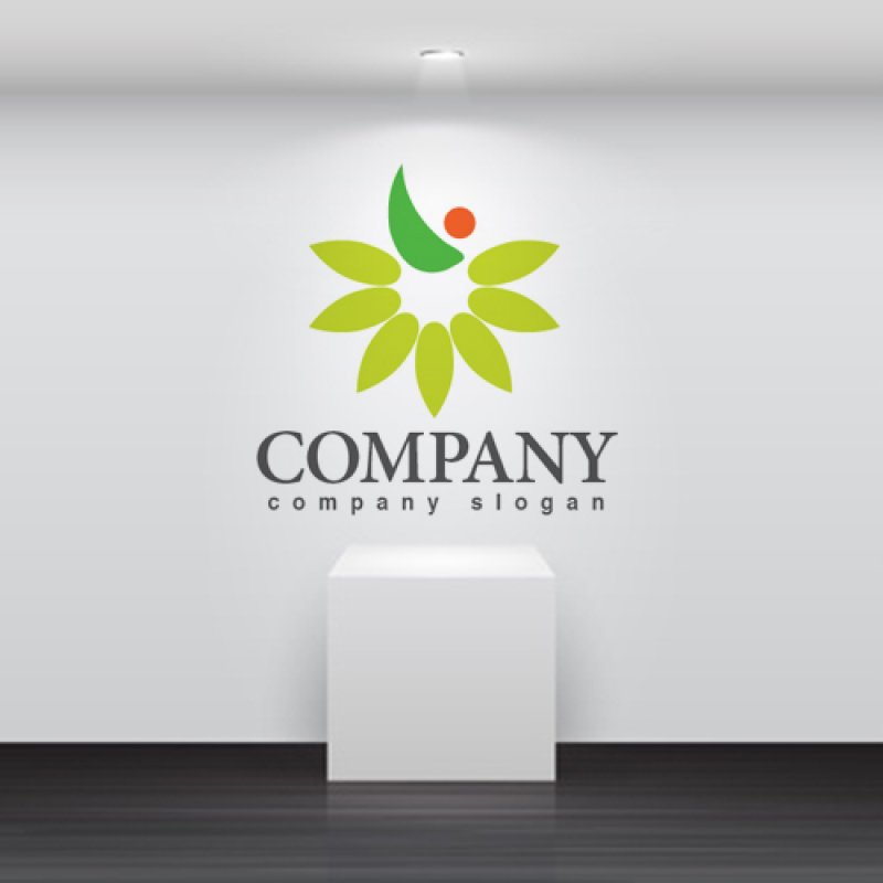 画像2: 人・花・曲線・ロゴ・マークデザイン867 (2)