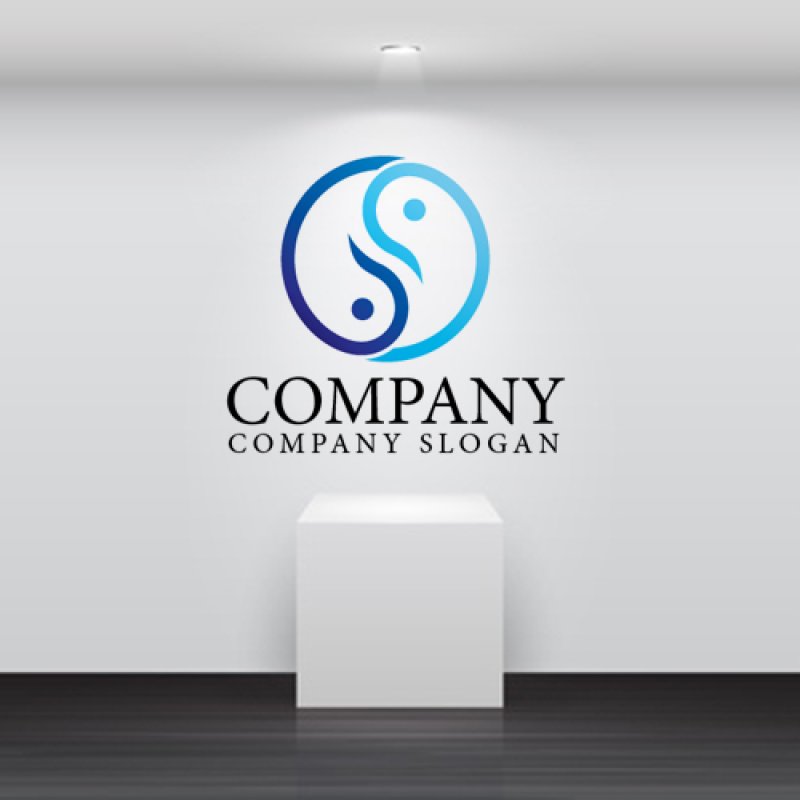 画像2: 人・輪・曲線・対称・ロゴ・マークデザイン872 (2)