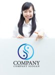 画像3: 人・輪・曲線・対称・ロゴ・マークデザイン872 (3)
