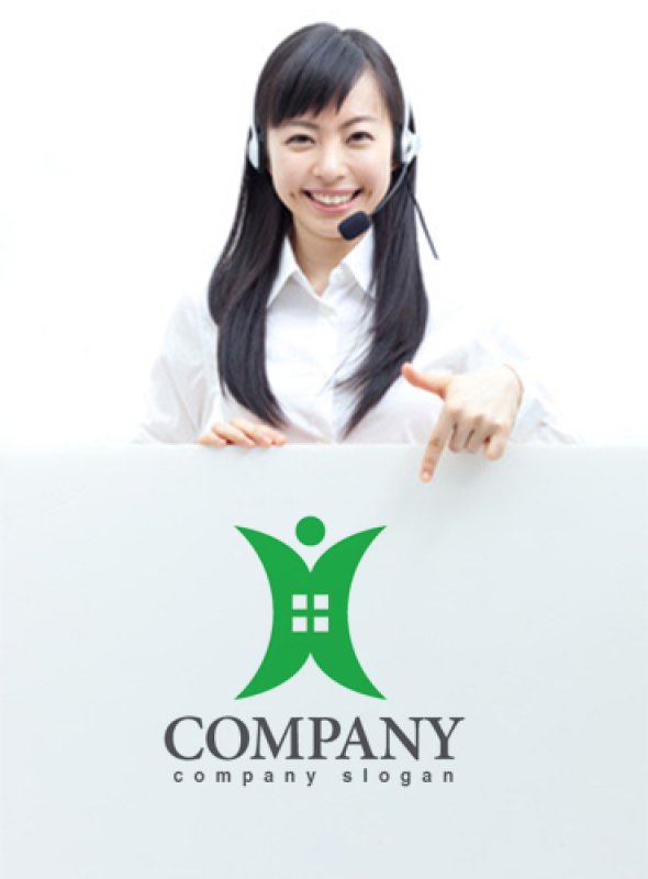 画像3: 人・窓・曲線・ロゴ・マークデザイン882 (3)