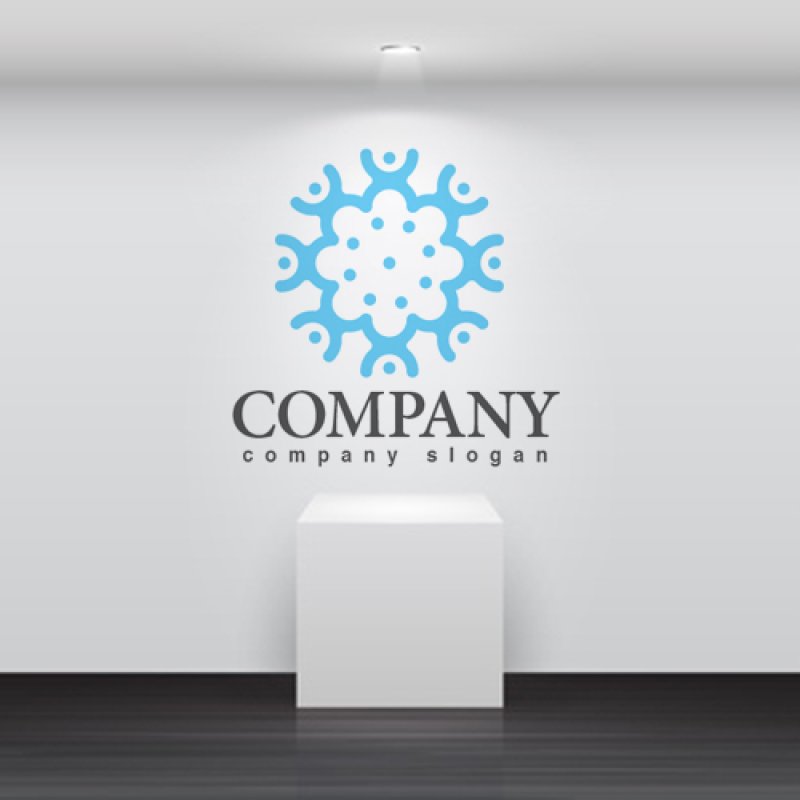 画像2: 人・花・種・輪・ロゴ・マークデザイン892 (2)