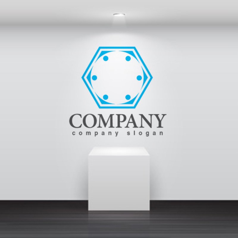 画像2: 人・六角形・グループ・輪・ロゴ・マークデザイン898 (2)