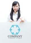 画像3: 人・六角形・グループ・輪・ロゴ・マークデザイン898 (3)