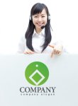 画像3: 人・輪・四角・ロゴ・マークデザイン906 (3)