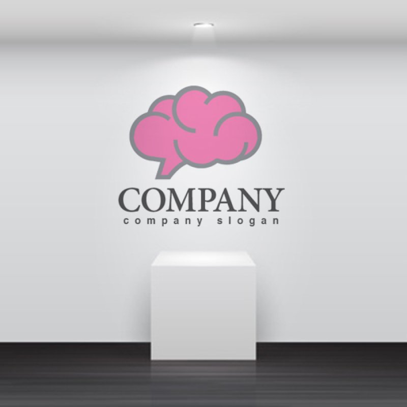 画像2: 脳みそ・考案・人・ロゴ・マークデザイン907 (2)