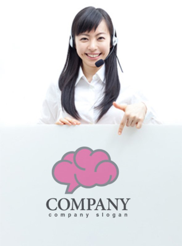 画像3: 脳みそ・考案・人・ロゴ・マークデザイン907 (3)