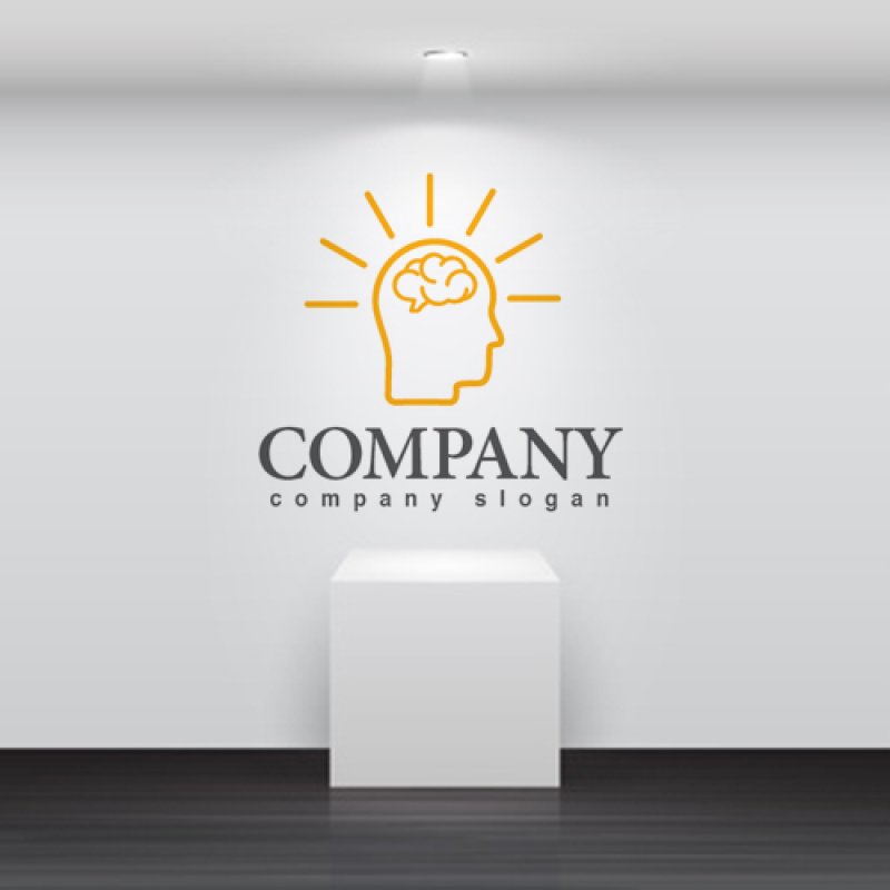 画像2: 人・脳・ひらめき・ロゴ・マークデザイン909 (2)