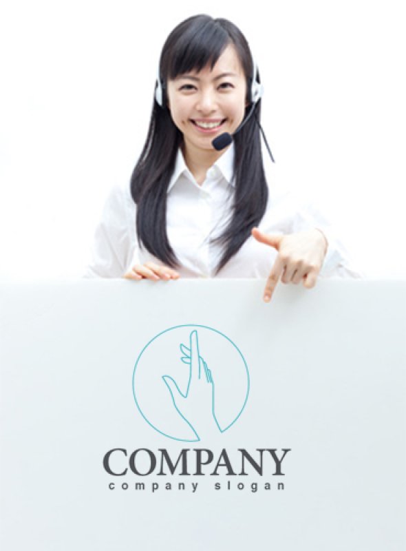 画像3: 人・手・輪・線・ロゴ・マークデザイン922 (3)