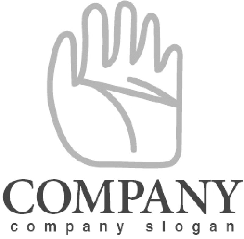 画像4: 手相・手・線・ロゴ・マークデザイン925 (4)