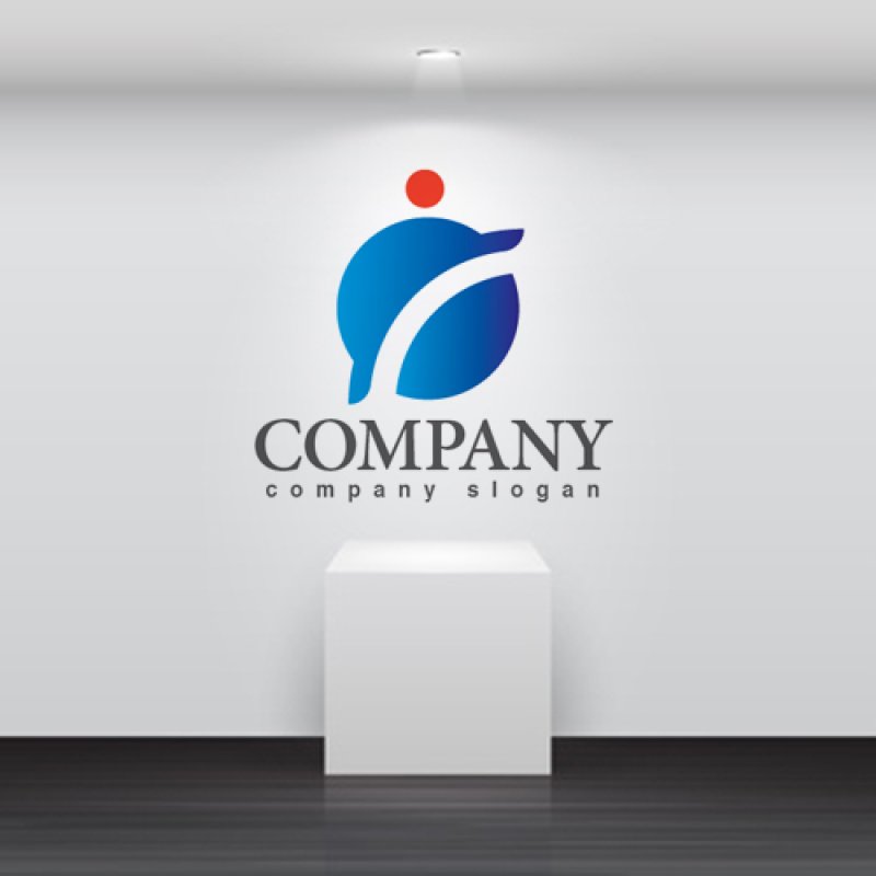 画像3: 人・輪・安全・シートベルト・グラデーション・ロゴ・マークデザイン940 (3)