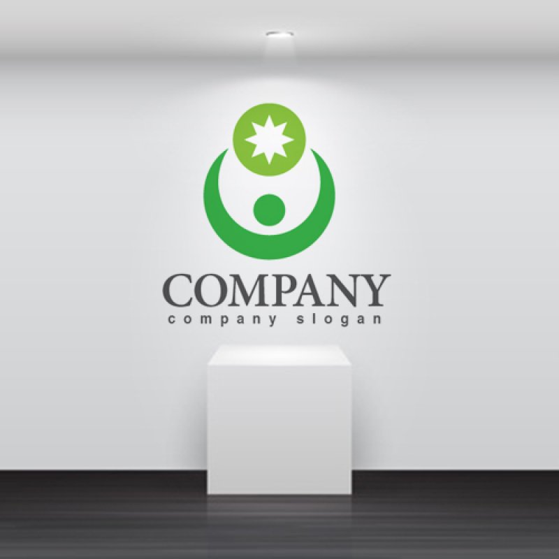 画像2: 人・輪・星・ロゴ・マークデザイン957 (2)