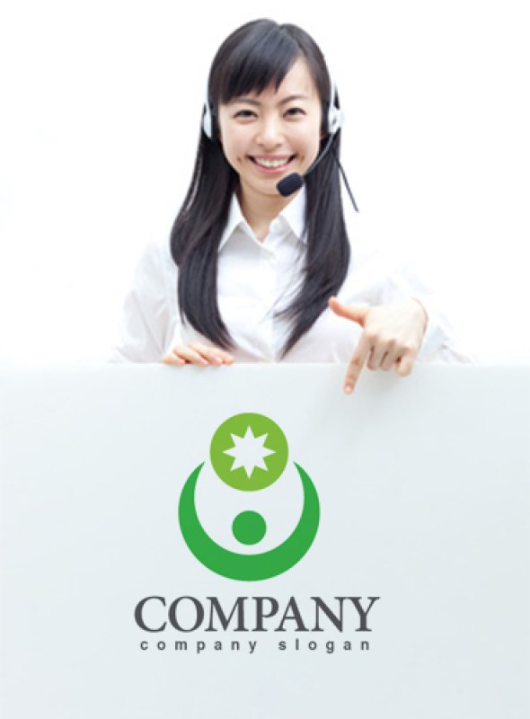 画像3: 人・輪・星・ロゴ・マークデザイン957 (3)