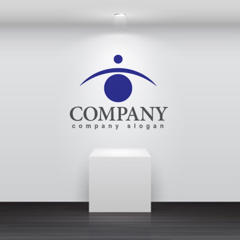 画像2: 人・バランス・跳躍・ロゴ・マークデザイン968 (2)