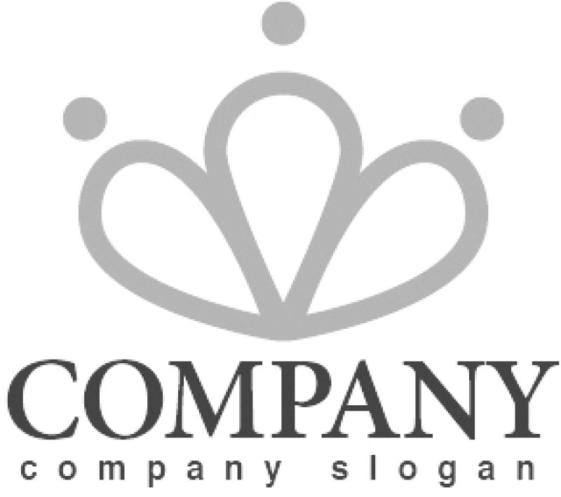 画像4: 人・花・王冠・ロゴ・マークデザイン974 (4)