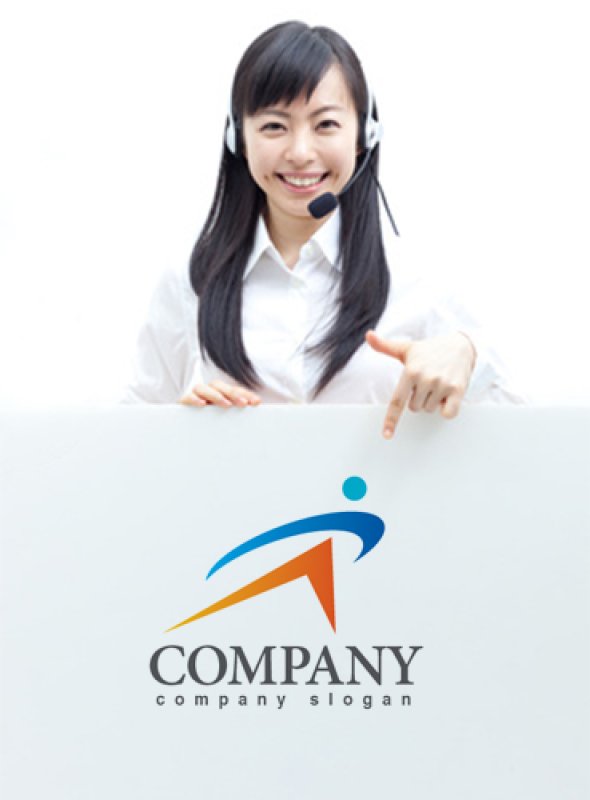 画像3: 人・上昇・曲線・ロゴ・マークデザイン978 (3)