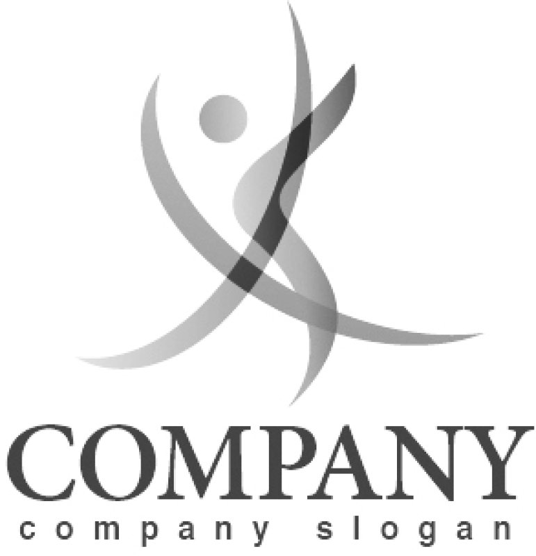 画像4: 人・ダンス・曲線・ロゴ・マークデザイン980 (4)