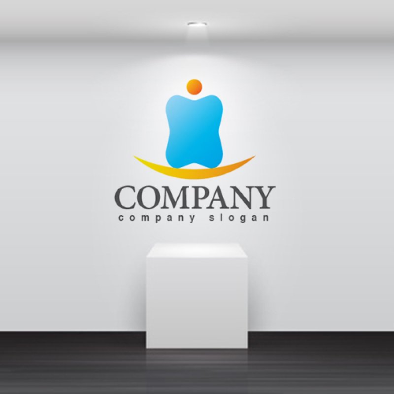 画像2: 人・バランス・曲線・グラデーション・ロゴ・マークデザイン982 (2)