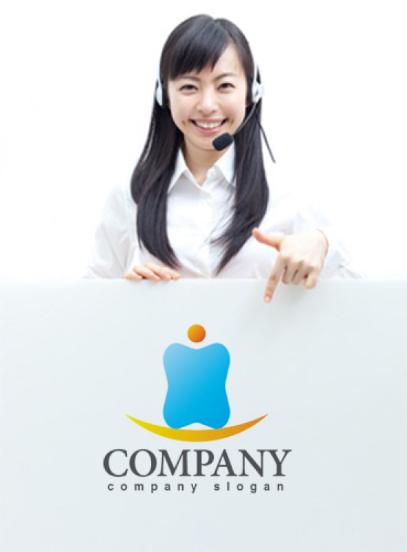 画像3: 人・バランス・曲線・グラデーション・ロゴ・マークデザイン982 (3)