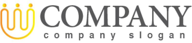 画像5: 人・W・王冠・グラデーション・ロゴ・マークデザイン983 (5)