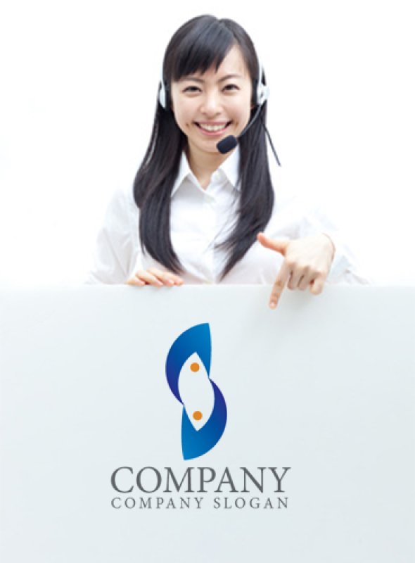 画像3: 人・S・ 曲線・協力・ロゴ・マークデザイン998 (3)