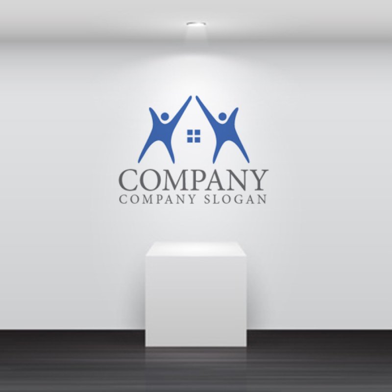 画像5: 家・人・窓・ロゴ・マークデザイン1126 (5)