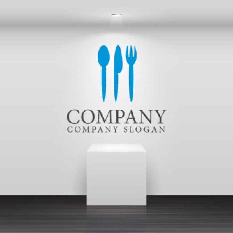 画像2: ナイフ・フォークロゴ・マークデザイン018 (2)