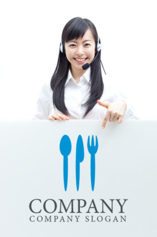 画像3: ナイフ・フォークロゴ・マークデザイン018 (3)