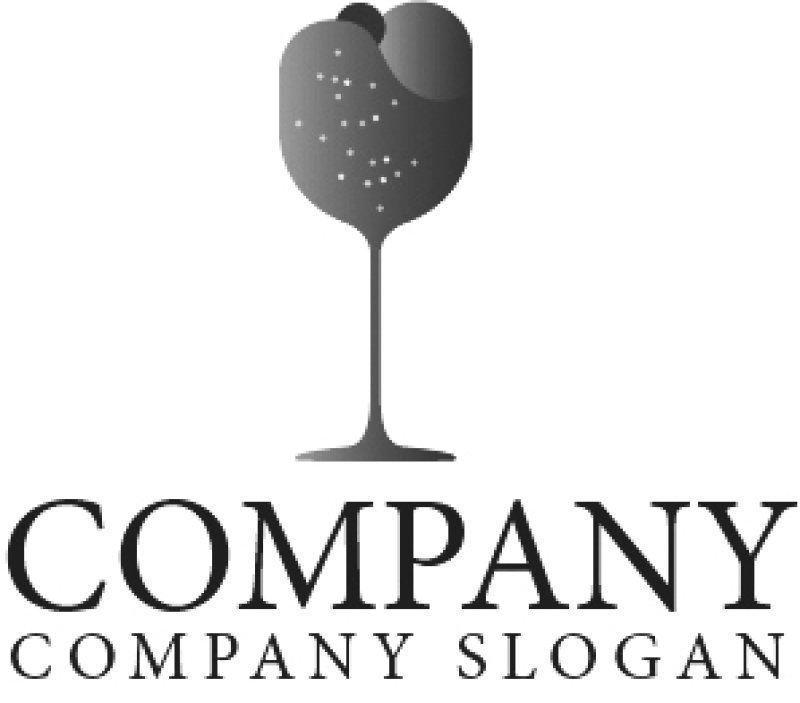 画像4: カクテル・グラス・アイス・ロゴ・マークデザイン035 (4)