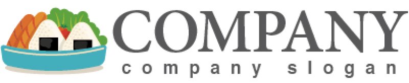 画像5: お弁当・　おにぎり・　ソーセージ・サラダ・ロゴ・マークデザイン051 (5)