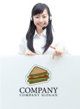 画像3: サンドイッチ・　パン・ロゴ・マークデザイン054 (3)