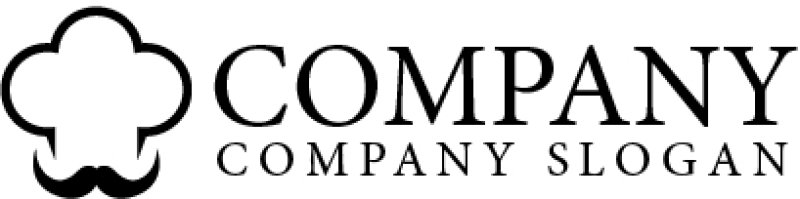 画像4: シェフ・ヒゲ・コック・ロゴ・マークデザイン060 (4)