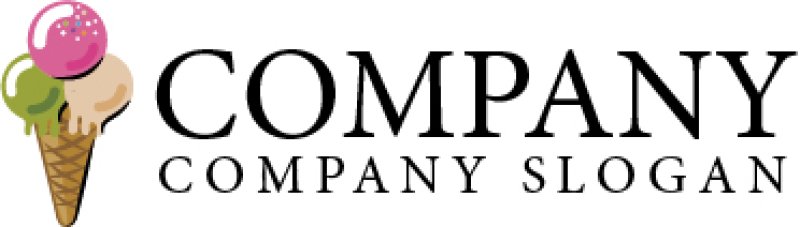 画像5: アイスクリーム・おやつ・ロゴ・マークデザイン061 (5)