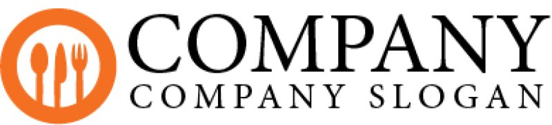 画像5: ナイフ・フォーク・スプーン・輪・ロゴ・マークデザイン078 (5)